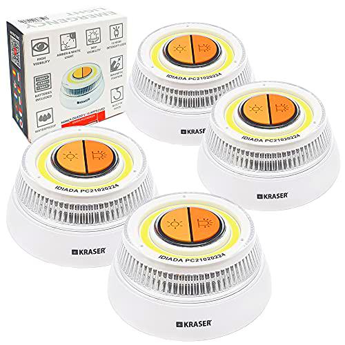 KRASER KR4V16WP4 Pack 4 Luz Holomogada DGT LED Intensidad