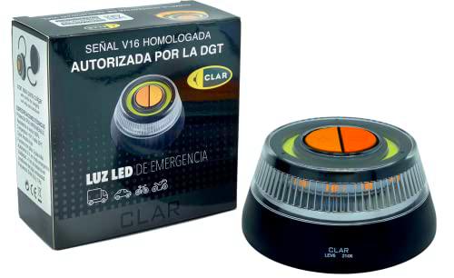 CLAR - Luz Emergencia Coche Homologado DGT con Gancho para Colgar