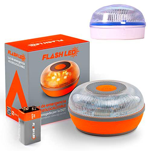 FlashLED SOS Luz de Emergencia V16 Conectada Homologada DGT 3.0 OBLIGATORIA