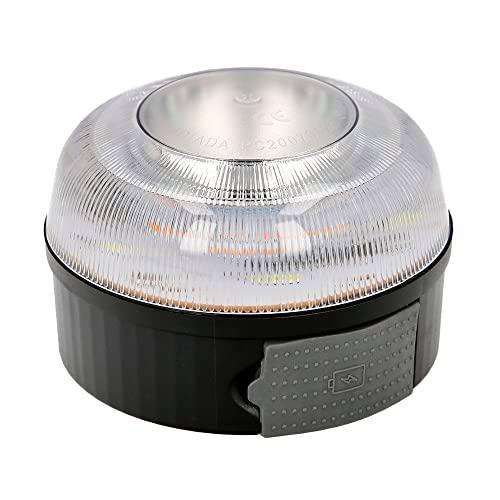 Luz Led Emergencia Coche V16 Baliza Luminosa Homologada, Pila 9V.