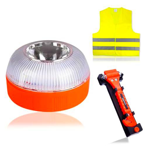 CLAW PROJECT Pack de Seguridad Luz Emergencia Coche Homologada DGT