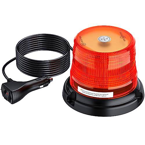 AUTOUTLET LED Luz Rotativa Luz de Advertencia 10V-30V luz Faro Magnético Intermitente para Vehículos de Emergencia CE