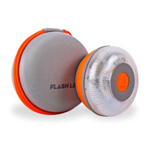 FLASH LED - Nueva Luz de Emergencia para el Coche V16 IOT + Funda para V16 FlashLED SOS