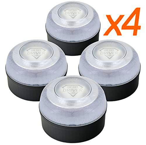 Hero Driver LED Pack 4 UN. - Baliza V16 Homologada 2 · Luz DGT Obligatoria