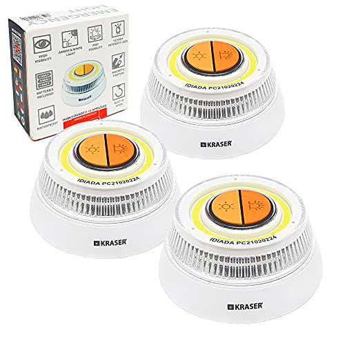 KRASER KR4V16WP3 Pack 3 Luz Holomogada DGT LED Intensidad